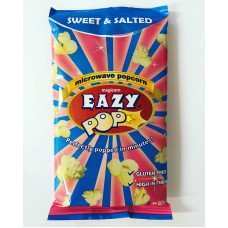 EAZYPOP MICROWAVE POPCORN SWEET&SALTED 16 x 85GR