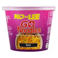 KO-LEE GO CUPS CURRY NOODLE 6 x 65GR