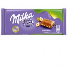 MILKA HAZELNUT CHOCOLATE  22 x 100GR