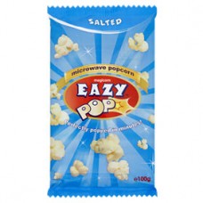 EAZYPOP MICROWAVE POPCORN SALTED 16 x 100GR