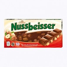 NUSSBEISSER MILK CHOC&HAZELNUT 20 x 100GR